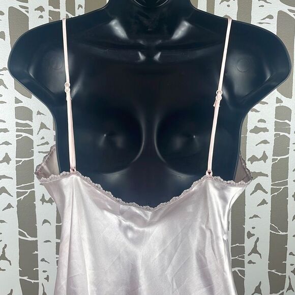 Lady Cameo Dallas Vintage Pink Satin Slip M - Picture 9 of 15